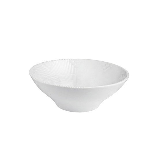 Royal Copenhagen Hvid Elements portionsskål - 18 cm. - Bahne